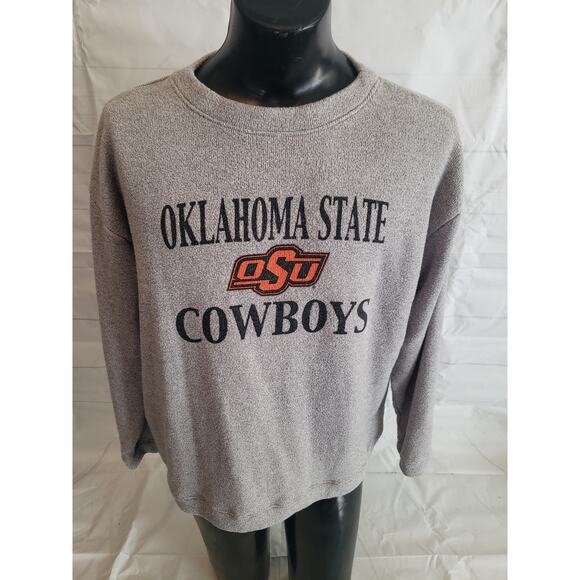 OKLAHOMA STATE COWBOYS Concepts Sport Sweater Long Sleeve Pullover Women's XL # - Picture 1 of 6